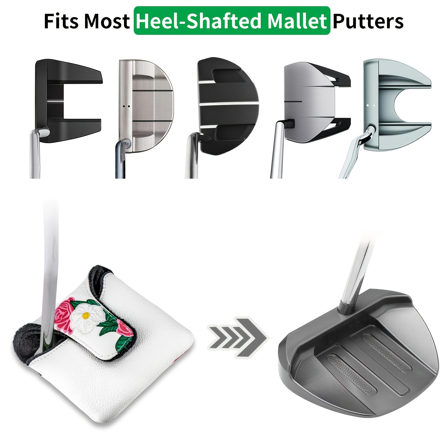 1 buah Sarung Putter Golf Magn - Golf Tees ulasan dan harga